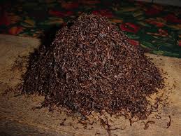 tabaco triturado